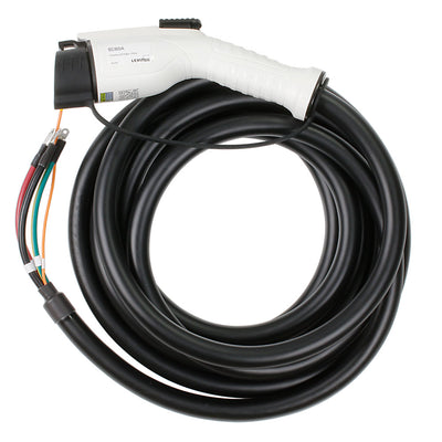 Leviton EC80A Replacement Cord For Use With All Leviton 80 Amp EV Series Chargers. 80 Amp, 18' Cable, #6 AWG, Featuring