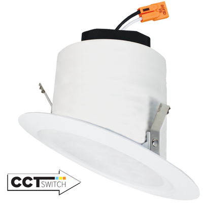4″ Sloped Ceiling LED Reflector Insert with 5-CCT Switch