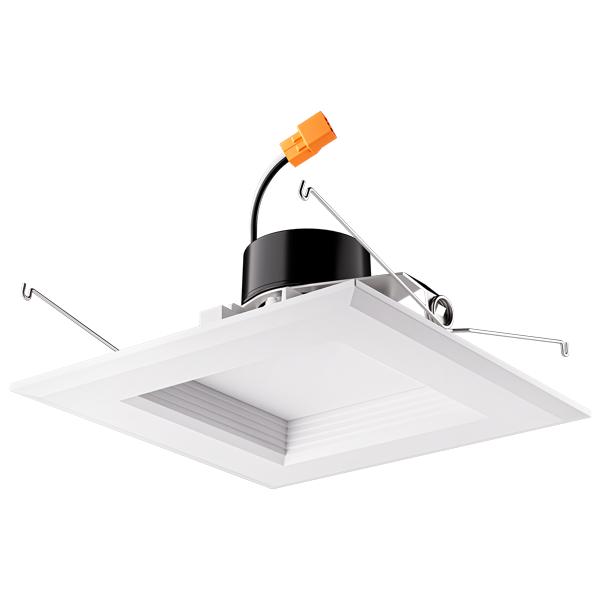 6" Square LED Square Baffle Insert with 5-CCT Switch