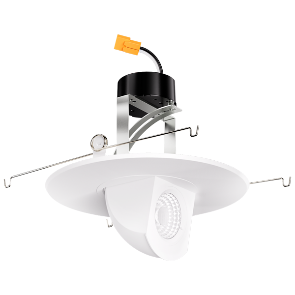 6" Round LED Adjustable Pull-Down Insert with 5-CCT Switch