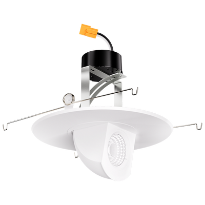 6" Round LED Adjustable Pull-Down Insert with 5-CCT Switch