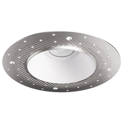 Pex™ 4" Round Non-Adjustable Trimless Smooth Reflector Trim