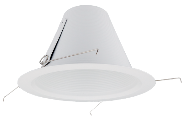 6" Shallow Self Flanged Baffle Trim with Torsion Springs