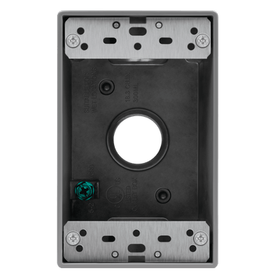 3/4 in. 1-Gang 3-Holes Weatherproof Box