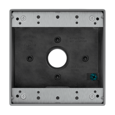 3/4 in. 2-Gang 5-Holes Weatherproof Box