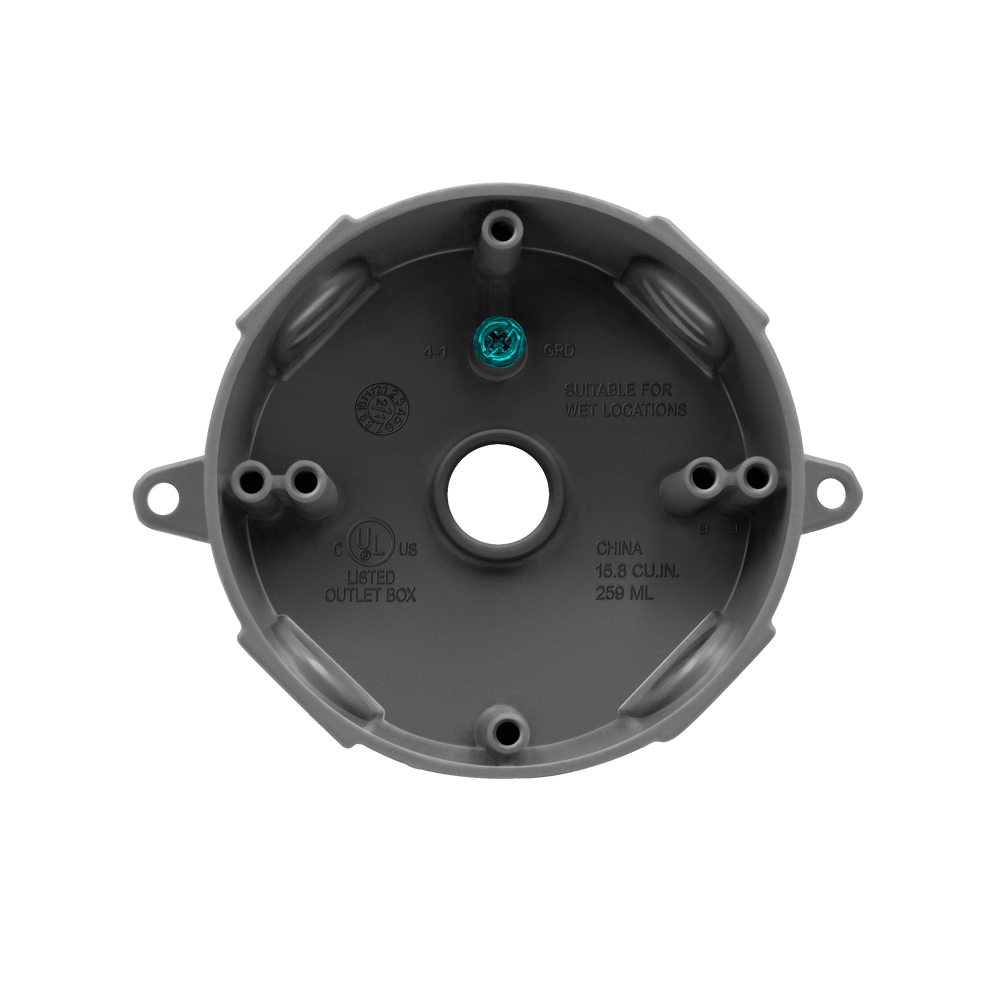 Round 4 with Five 1/2 Holes Weatherproof Box