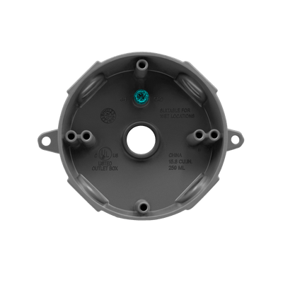 Round 4 with Five 1/2 Holes Weatherproof Box