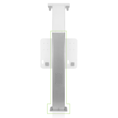 Leviton EPCM1-OF3 Pedestal Body for Dual Mount Charging Station Pedestal, Side/Side with Retractable Cord Management. For use