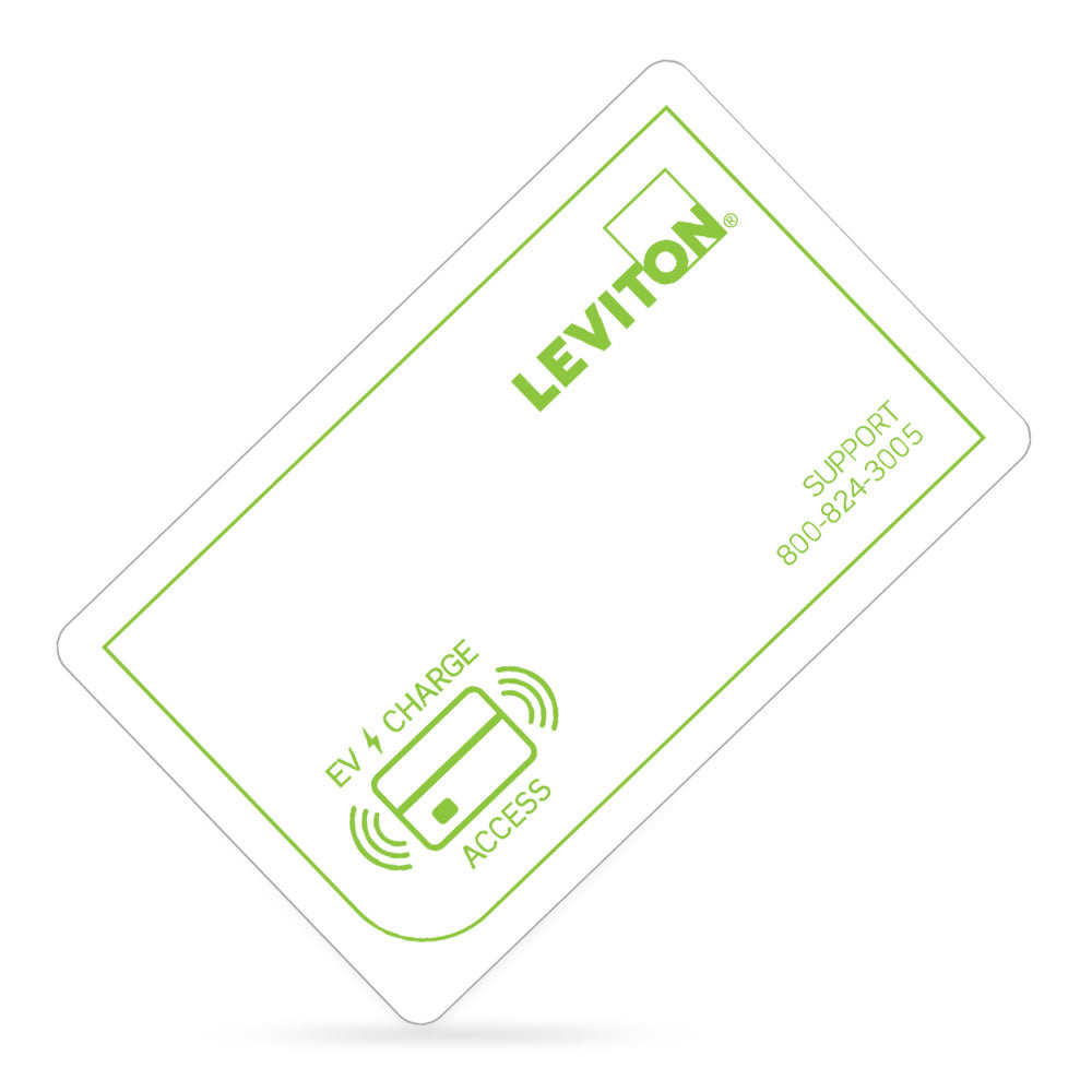 Leviton ERFID Additional Access Control (RFID) Card for use with Leviton EV320 and EV480 Level 2 Electric Vehicle Charging