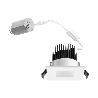 2" LED Square Baffle with 5-CCT Switch