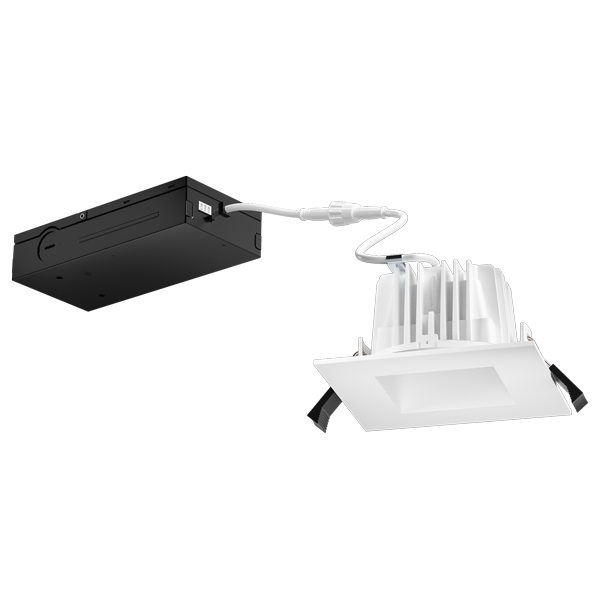 4" LED High Lumen Square Reflector Insert with 5-CCT Switch & 3-Lumen Switch