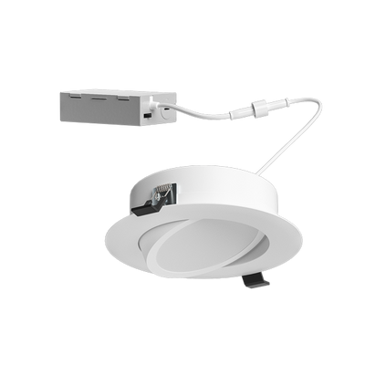 6" LED Recessed Gimbal Downlight with 5-CCT Switch