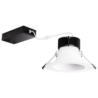 6" LED High Lumen Round Reflector Insert with 5-CCT Switch & 5-Lumen Switch