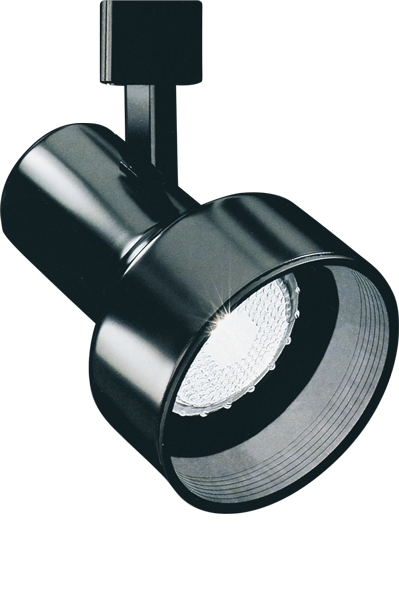 PAR 20 Line Voltage Step Cylinder Track Fixture with Baffle
