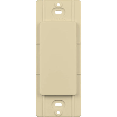 Lutron Blank Insert for Claro Wall Plates, Fits Decorator-Style Openings, DV-BI-IV, Ivory