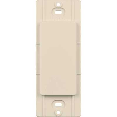 Lutron Blank Insert for Claro Wall Plates, Fits Decorator-Style Openings, DV-BI-LA, Light Almond