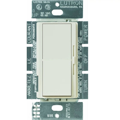 Lutron Diva ELV Dimmer Switch, 300W, Single Pole, Neutral Required, 120V, DVELV-300P-LA, Light Almond