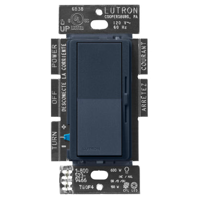 Lutron Diva LED+ Dimmer Switch, 150W LED, Single Pole/3-Way, No Neutral Required, 120V, DVSCCL-153P-DE, Deep Sea