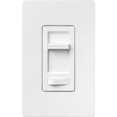 Lutron Lumea LED+ Dimmer Switch, No Neutral Required, 150W LED or 600W Inc/Hal, 120V, Single Pole/3-Way, LECL-153PH-WH, White