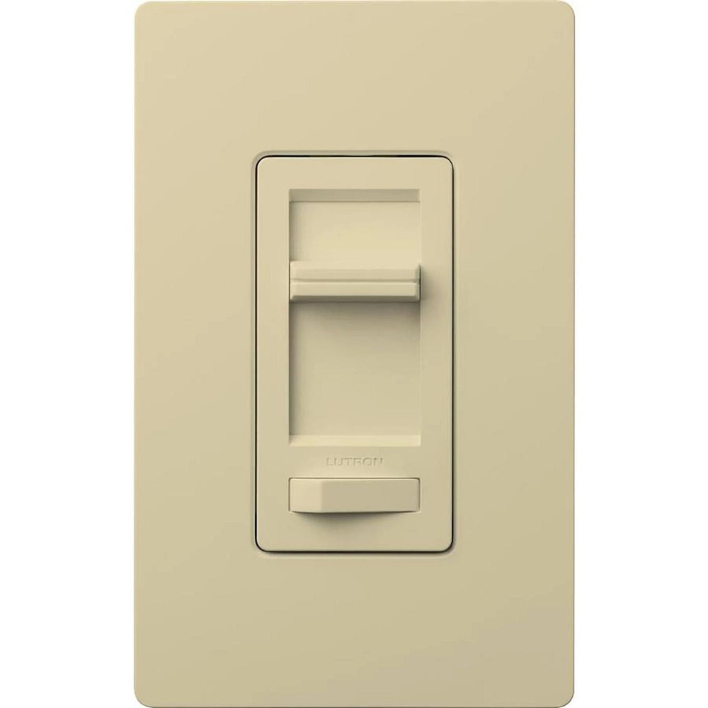 Lutron Lumea Quiet 3-Speed Fan Control, No Neutral Required, 1.5A 3-Speed Ceiling Fan, 120V, Single Pole/3-Way, LEFSQ-FH-IV, Ivory