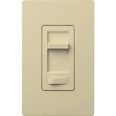 Lutron Lumea Quiet 3-Speed Fan Control, No Neutral Required, 1.5A 3-Speed Ceiling Fan, 120V, Single Pole/3-Way, LEFSQ-FH-IV, Ivory