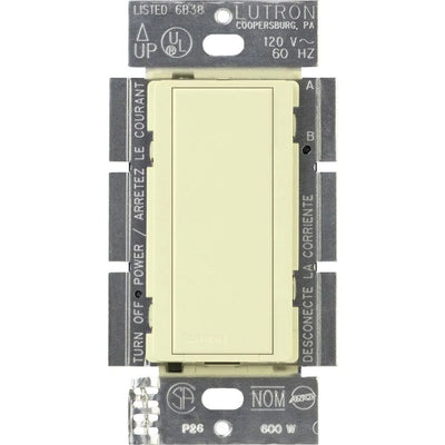 Lutron Maestro Companion Dimmer Switch, Multi-Location Dimmer for Maestro Dimmers/Timers/Sensors, Not For Stand-Alone Use, MA-AS-AL, Almond