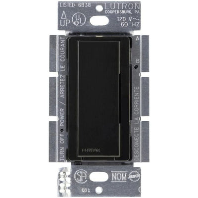 Lutron Maestro Companion Dimmer Switch, Multi-Location Dimmer for Maestro Dimmers/Timers/Sensors, Not For Stand-Alone Use, MA-AS-BL, Black