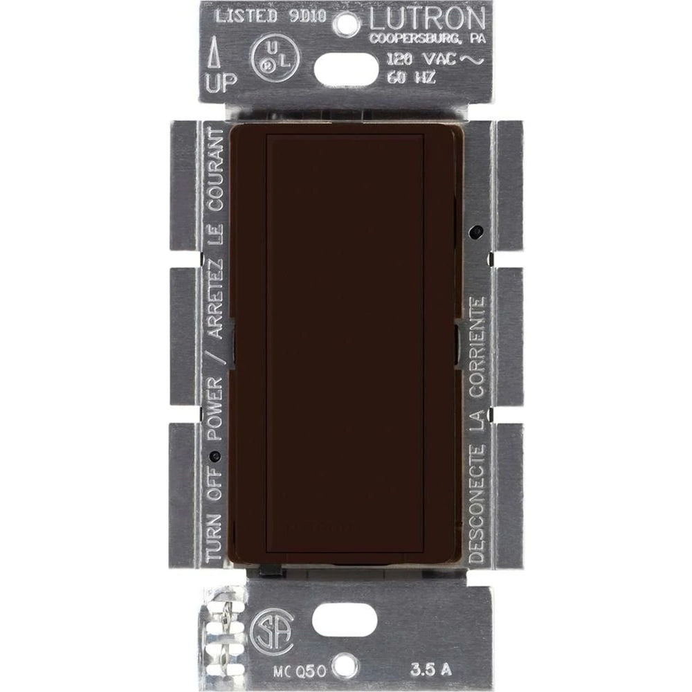 Lutron Maestro Companion Dimmer Switch, Multi-Location Dimmer for Maestro Dimmers/Timers/Sensors, Not For Stand-Alone Use, MA-AS-BR, Brown