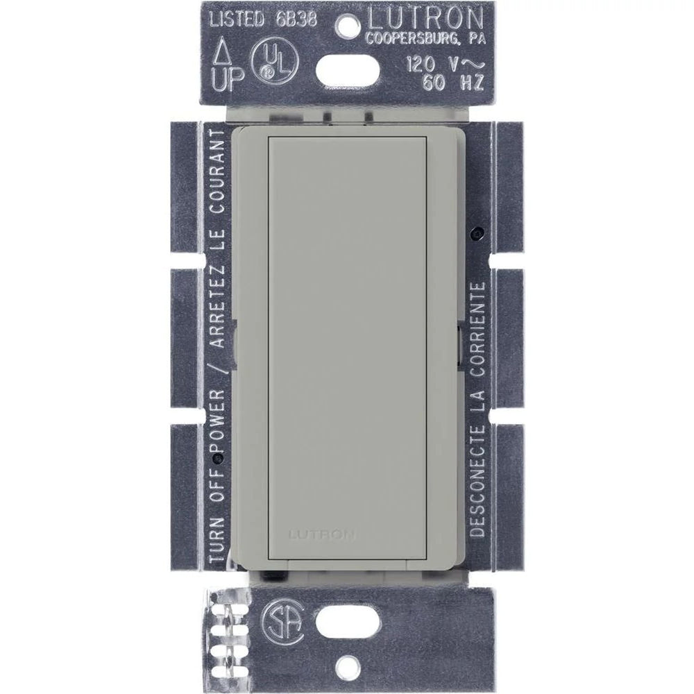 Lutron Maestro Companion Dimmer Switch, Multi-Location Dimmer for Maestro Dimmers/Timers/Sensors, Not For Stand-Alone Use, MA-AS-GR, Gray