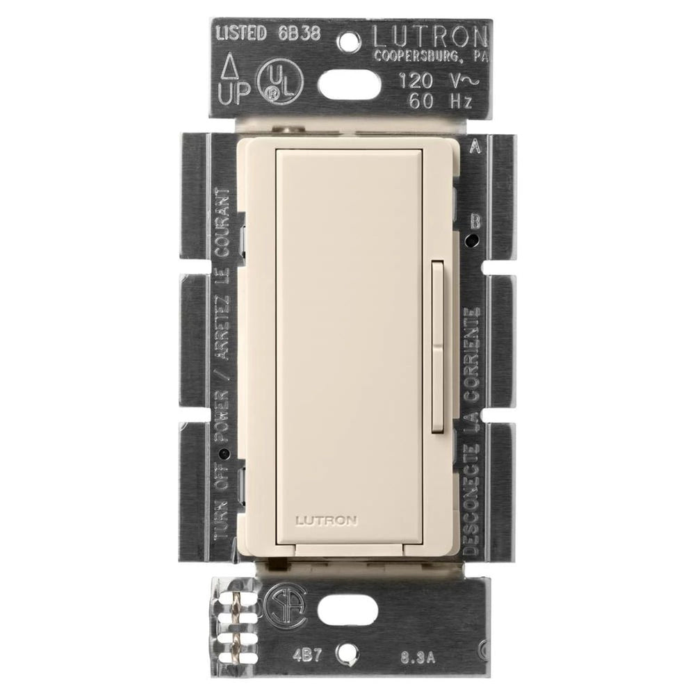 Lutron Maestro Companion Dimmer Switch, Multi-Location Dimmer for Maestro Dimmers/Timers/Sensors, Not For Stand-Alone Use, MA-R-LA, Light Almond