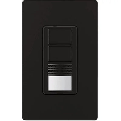 Lutron Maestro Dual Circuit Dual-Tech Motion Sensor Switch, 6A, 120-277V, Single Pole and 3-Way, Neutral Required, MS-B202-MN, Midnight