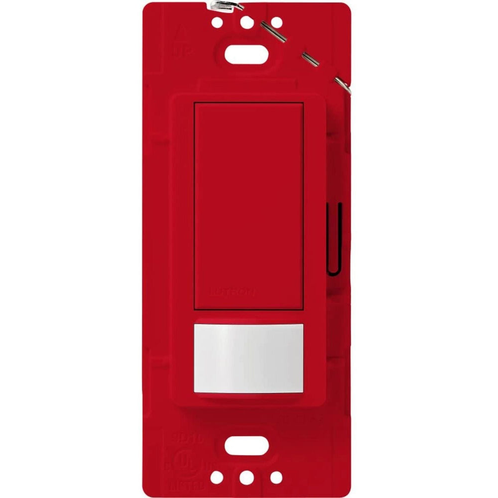 Lutron Maestro Motion Sensor Switch, Ground or Neutral Required, 2A Lighting, 120V, Single Pole, MS-OPS2-HT, Hot