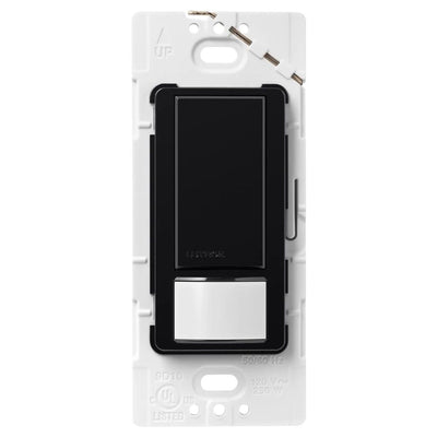 Lutron Maestro Motion Sensor Switch, 5A Light/3A Fan, 120V, Single/Multi-Location, Ground or Neutral Required, MS-OPS5M-BL, Black
