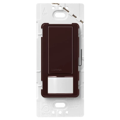 Lutron Maestro Motion Sensor Switch, 5A Light/3A Fan, 120V, Single/Multi-Location, Ground or Neutral Required, MS-OPS5M-BR, Brown