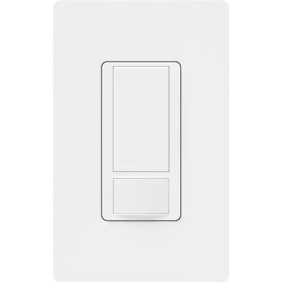 Lutron Maestro Motion Sensor Switch, 5A Light/3A Fan, 120V, Single/Multi-Location, Ground or Neutral Required, MS-OPS5M-WH, White