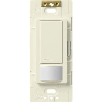 Lutron Maestro Motion Sensor Switch, Ground or Neutral Required, 6A Light, 3A Fan, 120-277V, Single/Multi-Location, MS-OPS6M2-DV-BI, Biscuit