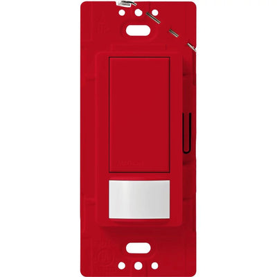Lutron Maestro Motion Sensor Switch, Vacancy Only, Ground or Neutral Required, 5A Light, 3A Fan, 120V, Single/Multi-Location, MS-VPS5M-HT, Hot