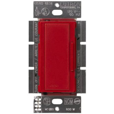 Lutron Maestro Companion Dimmer Switch, Multi-Location Dimmer for Maestro Dimmers/Timers/Sensors, Not For Stand-Alone Use, MSC-AS-HT, Hot