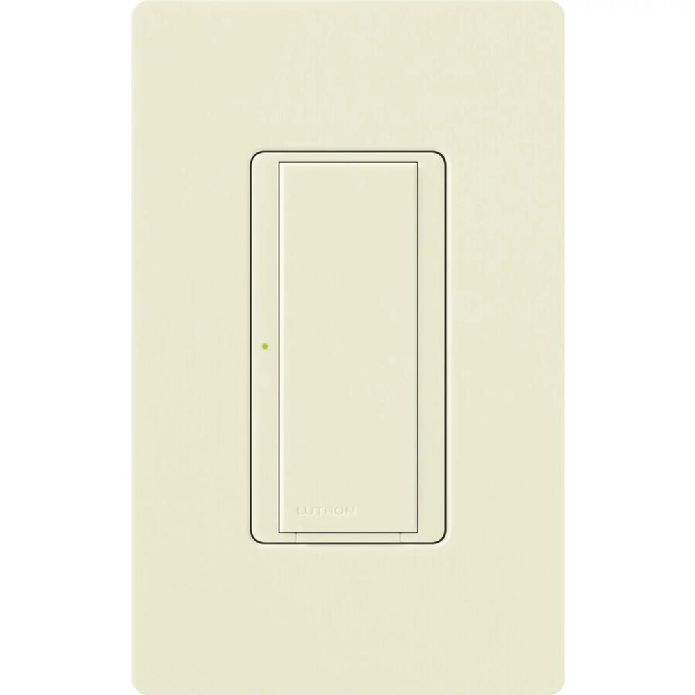 Lutron Maestro 8A Electronic Switch, Neutral Required, 950W Lighting/3A Fan, 120V, Single Pole/3-Way, MSC-S8AM-BI, Biscuit