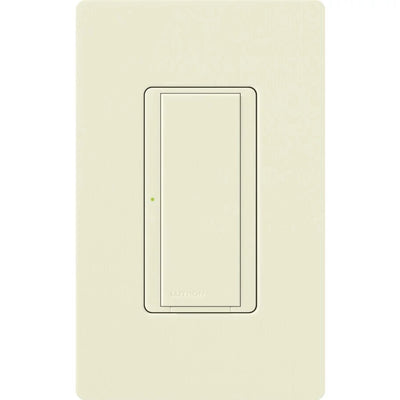 Lutron Maestro 8A Electronic Switch, Neutral Required, 950W Lighting/3A Fan, 120V, Single Pole/3-Way, MSC-S8AM-BI, Biscuit
