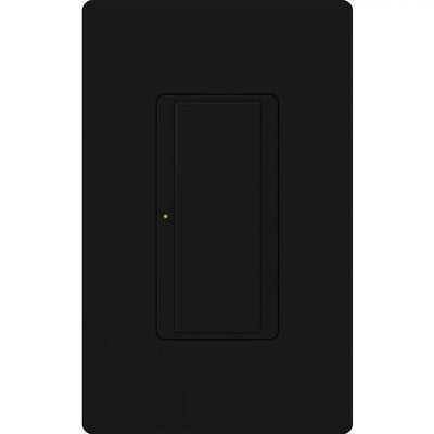 Lutron Maestro 8A Electronic Switch, Neutral Required, 950W Lighting/3A Fan, 120V, Single Pole/3-Way, MSC-S8AM-MN, Midnight