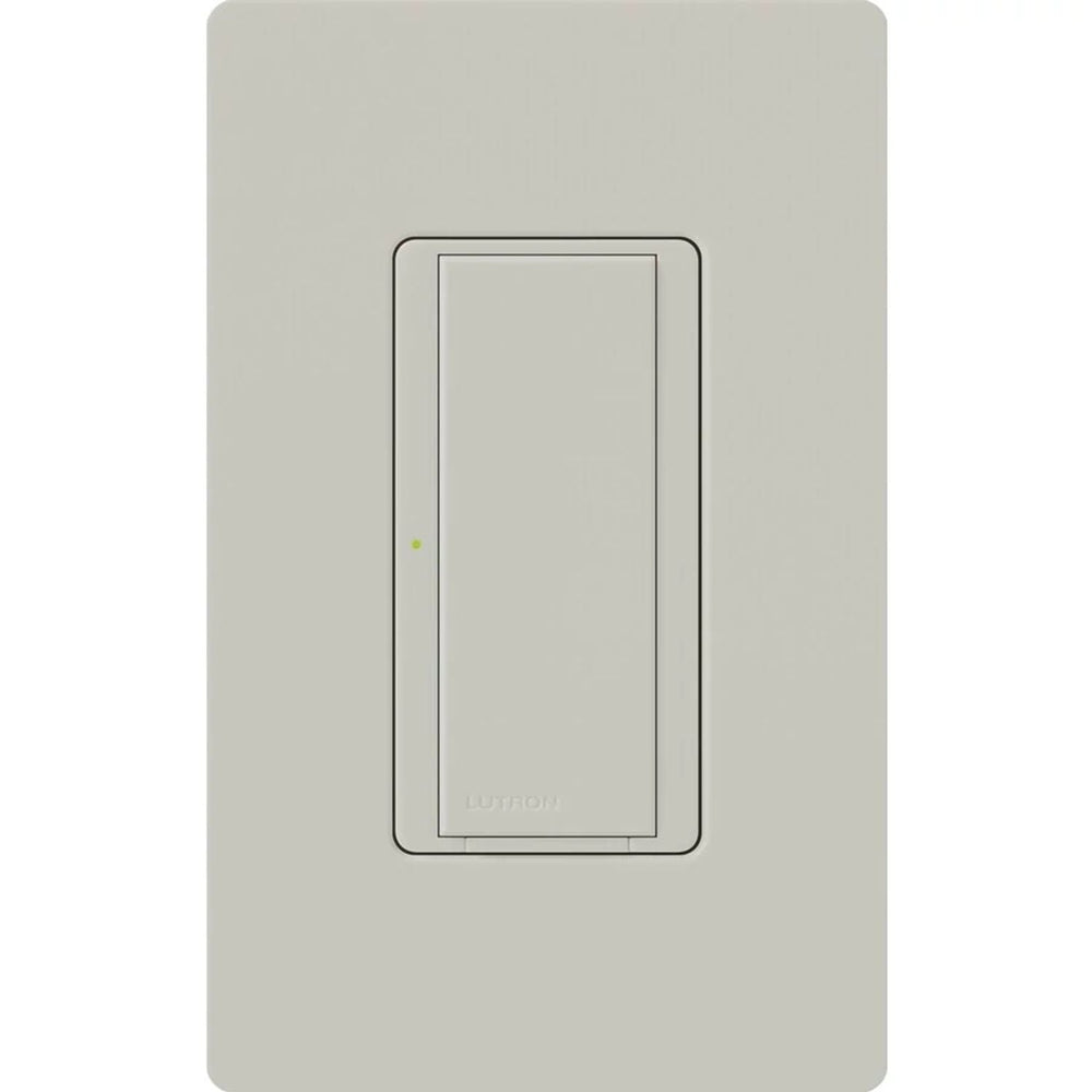 Lutron Maestro 8A Electronic Switch, Neutral Required, 950W Lighting/3A Fan, 120V, Single Pole/3-Way, MSC-S8AM-PD, Palladium