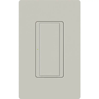 Lutron Maestro 8A Electronic Switch, Neutral Required, 950W Lighting/3A Fan, 120V, Single Pole/3-Way, MSC-S8AM-PD, Palladium