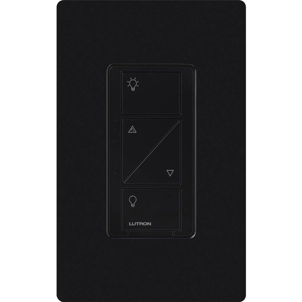 Lutron Caseta Original In-Wall Smart Dimmer Switch PRO, Neutral Optional, 250W LED or 1000VA, MLV, 120V, Single-Pole/3-Way, PD-10NXD-BL, Black