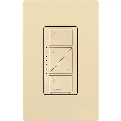 Lutron Caseta Original In-Wall Smart Dimmer Switch PRO, Neutral Optional, 250W LED or 1000VA, MLV, 120V, Single-Pole/3-Way, PD-10NXD-IV, Ivory