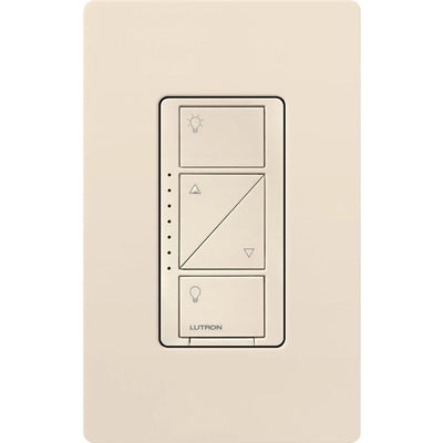 Lutron Caseta Original In-Wall Smart Dimmer Switch PRO, Neutral Optional, 250W LED or 1000VA, MLV, 120V, Single-Pole/3-Way, PD-10NXD-LA, Light Almond