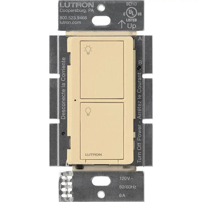 Lutron Caseta Original Smart Switch, 6A Light or 3.6A Fan, Neutral Required, 120V, PD-5ANS-IV, Ivory