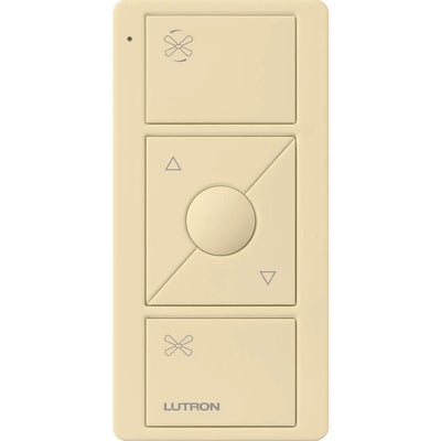 Lutron Pico Smart Remote for Fan Control, 3-Button Raise/Lower with Preset Button, PJ2-3BRL-GIV-F01, Ivory