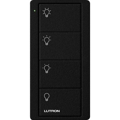 Lutron 4-Button, Scene Control, Pico Smart Remote, with Light Icons, PJ2-4B-TMN-L31, Midnight