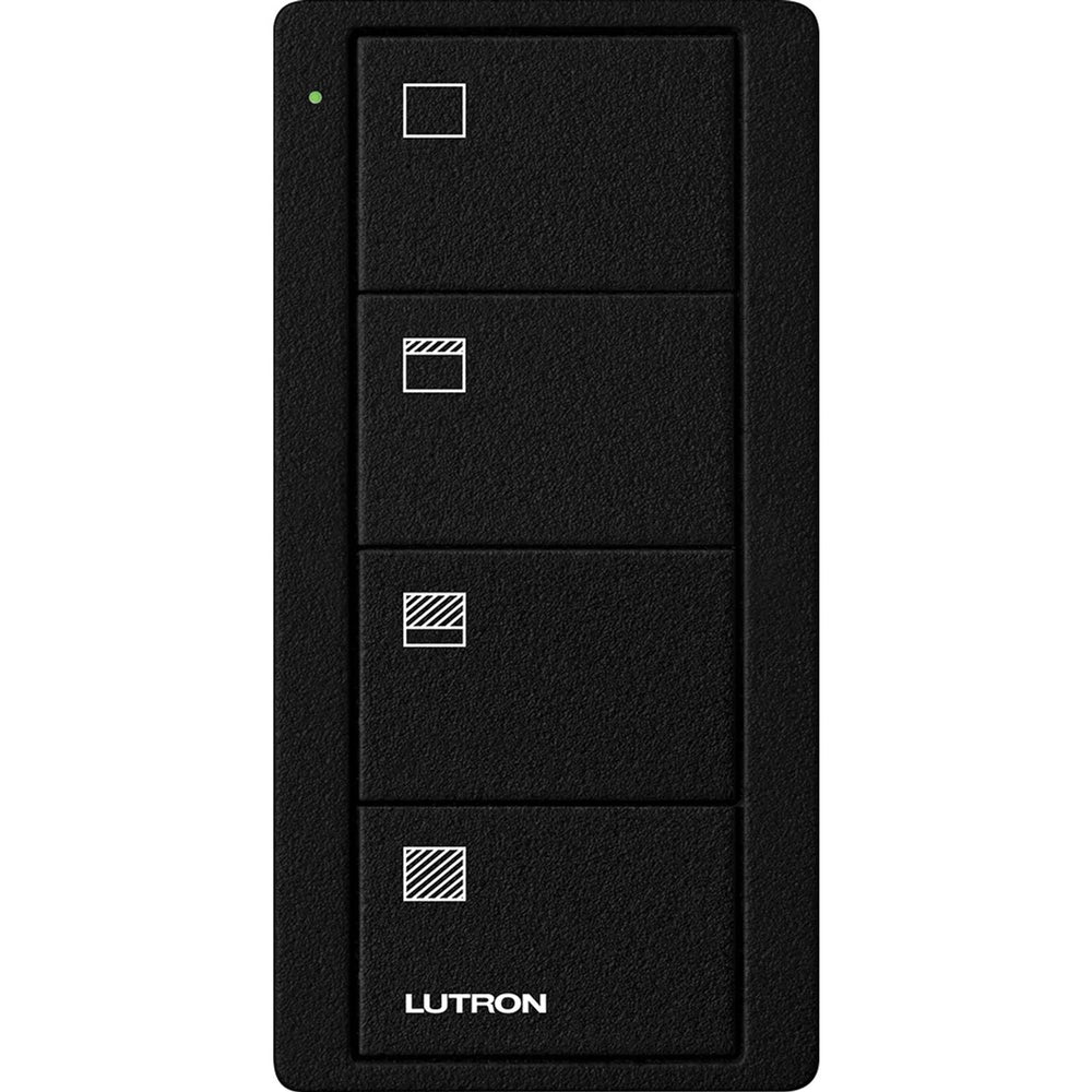 Lutron 4-Button, 2 Group Control, Pico Smart Remote, with Light Icons, PJ2-4B-TMN-L21, Midnight